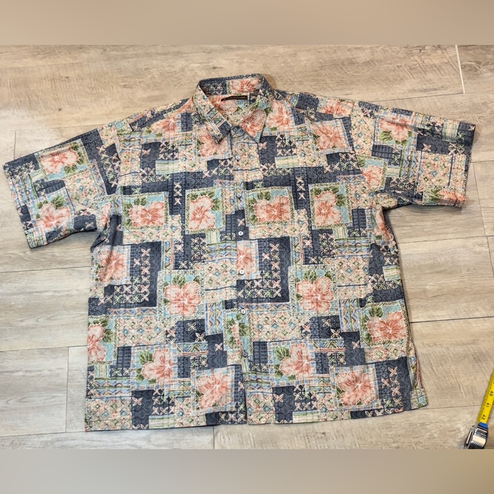 Tori Richard Men’s Cotton Made in Hawaii Front Button Shirt Size 2XL